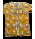Crochet Granny Square Jacket for Women, Granny Square Cardigan, Crochet Floral Jacket, Handmade Granny Square Cardigan, Oversize Cardigan