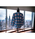 Crochet Granny Square Jacket for Women, Granny Square Cardigan, Crochet Floral Jacket, Handmade Granny Square Cardigan, Oversize Cardigan