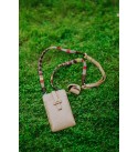 Leather Phonecase Bag with handmade Strap, Crossbody iphone, Side Slot leather handmade strap crossbody