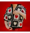 Best seller LOVE crochet short cardigan