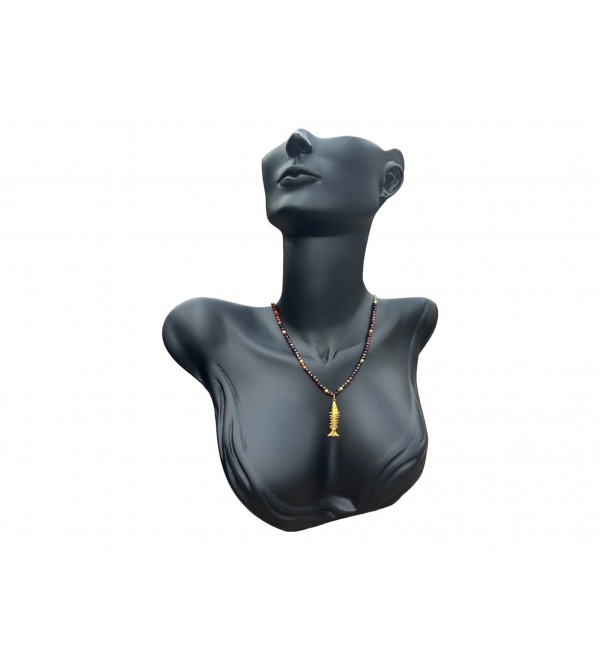 Gold Plated Fish Pendant Necklace