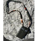 Leather Phonecase Bag with handmade Strap, Crossbody iphone, Side Slot leather handmade strap crossbody